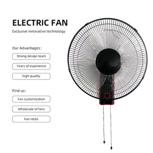 Personnalisation <span class=keywords><strong>Ventilateur</strong></span> <span class=keywords><strong>mural</strong></span> <span class=keywords><strong>silencieux</strong></span> 16 pouces Noir 220V Ventilateurs muraux modernes - Product Image 5