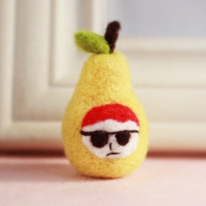 Kit de <span class=keywords><strong>bricolage</strong></span> personnalisé de figurines 3D en laine écologique faites à <span class=keywords><strong>la</strong></span> main en forme de fruits, ensemble de fournitures pour jouets DIY, feutrage à l'aiguille - Product Image 4