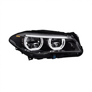 Conçu spécifiquement pour les modèles de la Série 5 F10/F18 2011-2017, ensemble de phares modifiés avec feux de jour LED 12V Modif - Product Image 3
