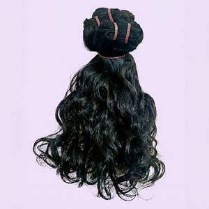 ผมอินเดียแท้สีดำธรรมชาติคุณภาพสูงทำจากวัสดุเพื่อความสวยงาม - Product Image 3