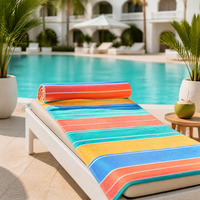 Toalla de Playa de Algodón 100% con Impresión Digital Personalizada, Pedidos de Diferentes Tamaños, Tiempo de Producción Rápido, Directo de Fábrica