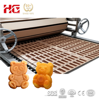 Ligne de production de gâteaux fantaisie industrielle, moule 3D, solution clé en main de traitement automatique des gâteaux, ligne de gâteaux façonnés 250 kg/h