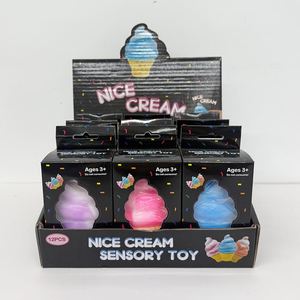 Juguete Sensorial Antiestrés de Cono de Helado de Verano, de TPR de Recuperación Lenta, para Aliviar el Estrés, de Almacén de EE. UU. - Product Image 2