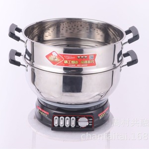 Stainless Steel <b>Electric</b> <b>Steamer</b> With Timer And Anti Dry Burn Function For Home Use - Product Image 2