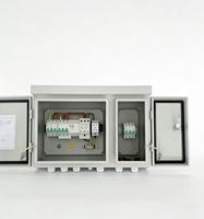 Boîte de contrôle PV AC 63A 400V IP54, boîte de protection de distribution d'énergie photovoltaïque solaire