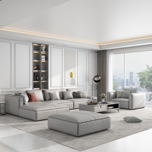 Hot Bán Top Hai Lớp Da Bò Bắc Âu <span class=keywords><strong>Sofa</strong></span> Ý Da L Hình Dạng <span class=keywords><strong>Sofa</strong></span> Phòng Khách Hiện Đại <span class=keywords><strong>Sofa</strong></span> - Product Image 1