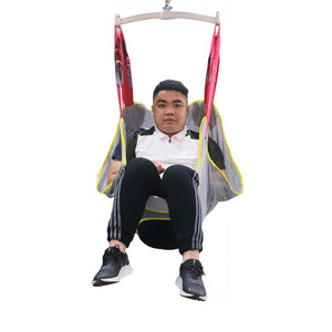 Eslinga de malla KS de tipo abierto para transferencia de pacientes, capacidad de 200 kg, uso en enfermería, material de poliéster transpirable, talla MLXL - Product Image 1