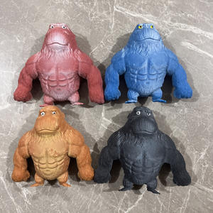 Juguete de Mono para Apretar, Nuevo Lanzamiento, Divertido, de Plástico Suave, Antiestrés, Gorila, Juguete de Mono para Estirar y Apretar - Product Image 6