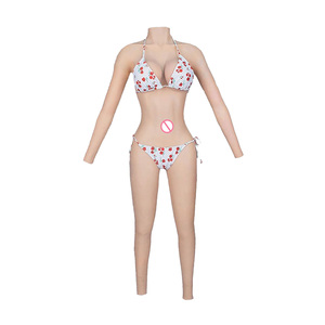 <strong>Full</strong> Silicone Realistic <strong>Body</strong> <strong>Suit</strong> with Breast Forms Vagina for Men to Women Sissy Transgender Cosplay Drag Queen - Product Image 1