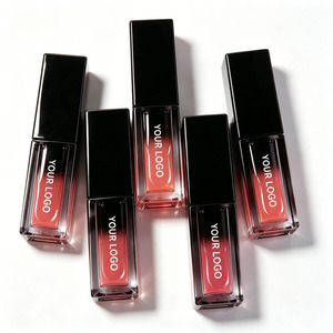 Private Label Lip Gloss Glass Shine Liquid <b>Lipstick</b> Hydrating Moisturizing Lip Tint <b>Custom</b> Logo Lip Care OEM ODM - Product Image 2