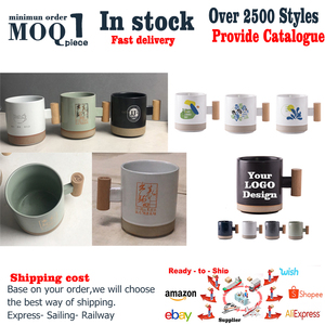 <span class=keywords><strong>Tazza</strong></span> da caffè Cappuccino in stile <span class=keywords><strong>giapponese</strong></span> da 12 once <span class=keywords><strong>tazza</strong></span> in ceramica cinese con manico in legno - Product Image 6