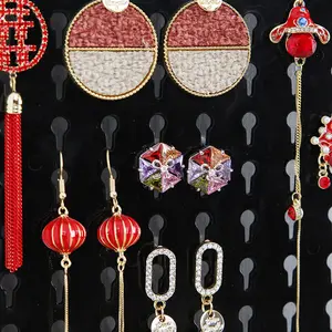 Jewelry Shop Window Display Necklace Rack Display Props Portrait Neck Ring Earrings Necklace Display Rack Set