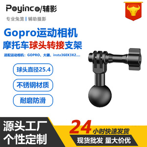 ขายึดกล้องแอคชั่น Puluz อลูมิเนียมอัลลอย หมุนได้ 360 องศา สำหรับใช้กับ GoPro บนมอเตอร์ไซค์และจักรยาน - Product Image 4