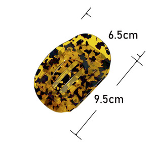 กิ๊บติดผมทรงกลมลายเสือดาวฝรั่งเศส พร้อมกิ๊บอะซิเตท ทรงผมครึ่งหางปลา พร้อมกิ๊บแบบฉลาม - Product Image 3