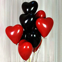 10 pouces blanc rouge en forme de coeur Latex ballon mariage fête d'anniversaire décoration amour saint valentin bébé douche coeur ballons Globos