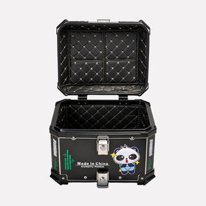 Coffre de moto en alliage d'aluminium étanche et renforcé Italika 45L pour véhicules électriques, boîte arrière personnalisable - Product Image 5