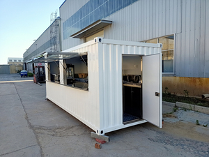Contenedor de Envío Móvil Prefabricado de Acero Modular Plegable de 20/40 Pies, Tienda/Bar, Cocina Exterior, Comedor, Resistente al Fuego - Product Image 4