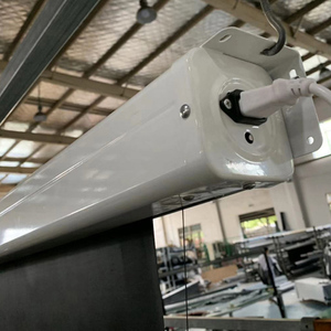 180 Inch Big Size HD Điều Khiển Từ Xa Cơ Giới Tab Căng Thẳng Màn Hình Máy Chiếu Phía Trước Chiếu PVC Trắng Cho Nhà Thờ - Product Image 3