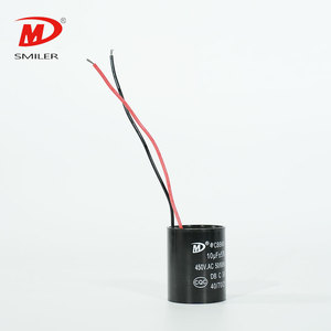 ตัวเก็บประจุแบบฟิล์ม <span class=keywords><strong>CBB60</strong></span>สำหรับมอเตอร์ทำงานปรับแต่งได้450V <span class=keywords><strong>32uF</strong></span> 50uF พร้อมสายไฟ - Product Image 6
