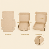 Boîte cadeau en carton rigide recyclable et écologique personnalisable