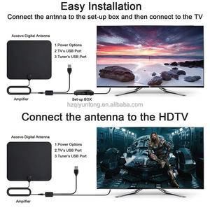 HDTV 용 4K 1080P HD 증폭 실내 디지털 TV 안테나 DVB-T/T2 ISDB-T DMB-T/H ATSC 안테나 - Product Image 4