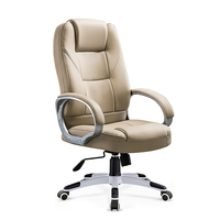 Chaise de bureau de direction moderne de luxe personnalisée en cuir véritable avec siège coulissant réglable électriquement et structure en bois