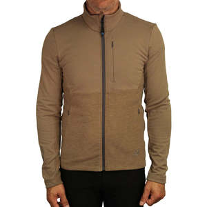 ELBRUS rivestito in pile di poliestere uomo Polartec antivento e caldo cappotto con cappuccio con colletto rialzato con decorazione autunnale in pelliccia stampata - Product Image 1