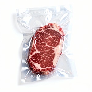 Vacuum meat packaging <b>bags</b>, heat-sealable food-grade plastic <b>bags</b>, suitable for fresh, frozen, and heat-treated foods. - Product Image 1