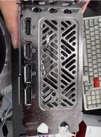 GPU Desktop Gaming RX 7800XT 16GB Bekas Kondisi Bagus, Antarmuka PCI Express, DVI, Kartu Grafis RX 7800XT dengan Kipas