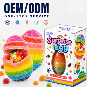 Huevo <span class=keywords><strong>de</strong></span> Gomitas Sorpresa OEM ODM, Juguete <span class=keywords><strong>de</strong></span> Caramelo con Sabor a <span class=keywords><strong>Fruta</strong></span>, Certificado Halal, Masticable y Suave, para Venta al por Mayor <span class=keywords><strong>de</strong></span> Snacks Novedosos - Product Image 1