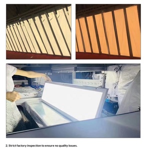 Modern 1x4 2x4ft Surface Mounted Backlit <strong>LED</strong> Flat <strong>Panel</strong> <strong>Light</strong> 3Power CCT Selectable 100/277V Dimmable Stylish Lighting Effects - Product Image 3