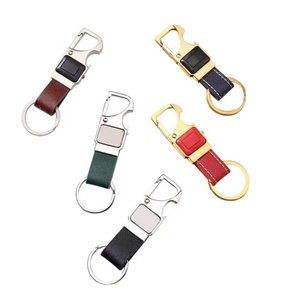 พวงกุญแจไฟฉาย LED ขายส่ง พวงกุญแจหนังโลหะ 3 มิติ สั่งทำได้ พิมพ์โลโก้แบรนด์ สำหรับรถยนต์ - Product Image 6