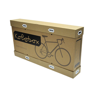 กล่องกระดาษลูกฟูกพิมพ์ลายตามสั่งสำหรับจัดส่งกีตาร์ กล่องของขวัญจักรยานแบบพับได้ทรงสูง ขายส่ง - Product Image 3