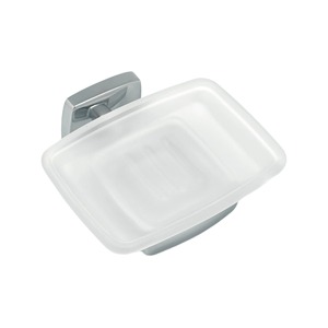 Moderno vetro cromato in lega di zinco eco-friendly <span class=keywords><strong>portasapone</strong></span> porta porta porta-piatti a parete porta Dispenser da cucina accessori da bagno <span class=keywords><strong>per</strong></span> alberghi - Product Image 2