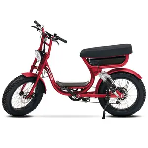 Motoro 신상품 750W 48V 20Ah 팻 타이어 강력한 전기 먼지 자전거 오일 브레이크 풀 서스펜션 Ebike