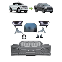 NOUVEAUTÉ KIT DE CARROSSERIE FACELIFT AMÉLIORÉ PARE-CHOCS AVANT COMPATIBLE AVEC RANGER T6 T7 T8 2012 2021 PICKUP ACCESSOIRES EXTÉRIEURS Pare-chocs de voiture