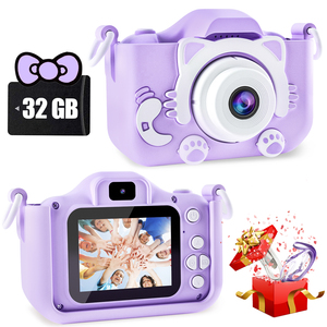 Appareil photo pour enfants 1080P HD Mini & Jouet photo avec écran de 2 pouces pour garçons et filles Petit ange Cadeau <span class=keywords><strong>d</strong></span>'<span class=keywords><strong>anniversaire</strong></span> Appareil photo pour enfants - Product Image 1