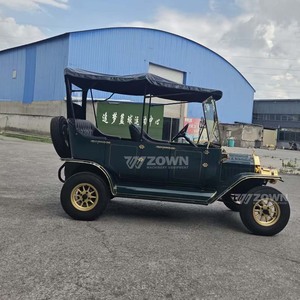Carrito Eléctrico Clásico Réplica Vintage para Eventos de Boda y Transporte en Parques - Product Image 2