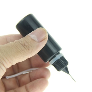 Flacon souple noir anti-lumière en PE pour cosmétiques, jus, nail art, colle de scellement, 10/20/30/<span class=keywords><strong>50</strong></span>/100 <span class=keywords><strong>ML</strong></span> - Product Image 3