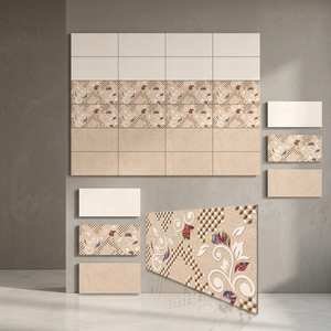 Carrelage mural en céramique émaillée à surface brillante, design marron Quis, 300x600mm, antidérapant, résistant aux acides, pour salle de bain et cuisine - Product Image 2