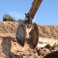 Fiabilité YS-30DS d'approvisionnement ponctuel Petit investissement Scie à roche de tranchée haute puissance Machine de découpe de béton pour accessoires Digger