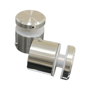 Système <span class=keywords><strong>de</strong></span> garde-corps en verre sans cadre personnalisé, quincaillerie <span class=keywords><strong>de</strong></span> fixation moderne réglable en acier inoxydable 304, support mural pour verre - Product Image 2