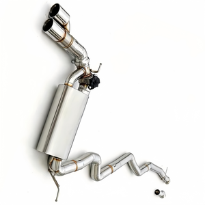 Válvulas de escape y silenciadores para BMW 420i 428i <span class=keywords><strong>430i</strong></span> 435i B48 N20 N55 2.0t (F32F33F36) 2014+ Sistema de escape Cat-Back con puntas de escape - Product Image 1