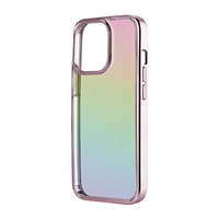 Étuis de téléphone portable 3 en 1 multicolores anti-jaunissement, protection intégrale 360°, résistants aux chocs, en TPU, avec effet arc-en-ciel laser, tendance