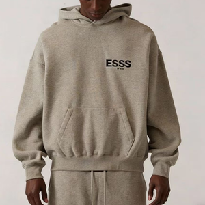 Sudadera con capucha extragrande para hombre de <span class=keywords><strong>Fear</strong></span> Tops, de algodón grueso, con logotipo personalizado, estampado en relieve de alta calidad, estilo 3D God - Product Image 4