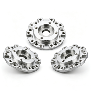 Base de Brida Robótica de Aluminio Mecanizada por CNC de Precisión, Fresado CNC Personalizado, Brida de Montaje Multiorificio, Conexión para Brazo Robótico, Pieza de Repuesto - Product Image 5