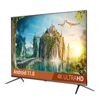 Televisor inteligente hdr, 55 pulgadas, 4k, diferente color, android 9, android 11