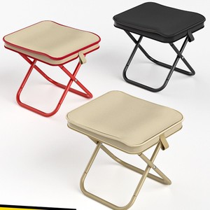 Folding Stool Square Portable Outdoor <b>Chair</b> 28x24x26cm Foldable For Camping Fishing Picnic Garden Use - Product Image 1