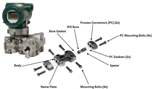 Capteur de débit différentiel Yokogawa EJA115E à faible débit et haute précision avec orifice intégré - Product Image 2