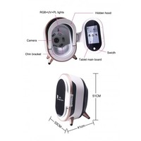 Analizador de Piel con IA M9 de Fábrica OEM, Escáner Facial, Detector de Arrugas, Análisis de Humedad, Simulación de Envejecimiento, para Salón de Belleza, Uso Cosmético